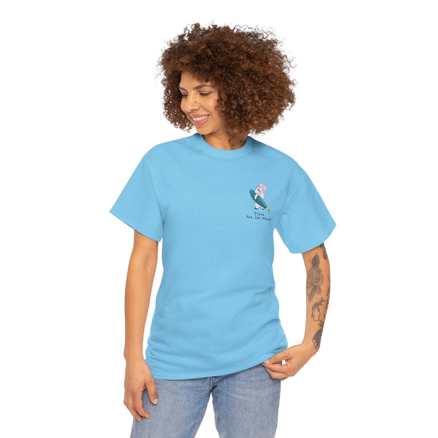 Stella the Ink Mouse Heavy Cotton Tee
