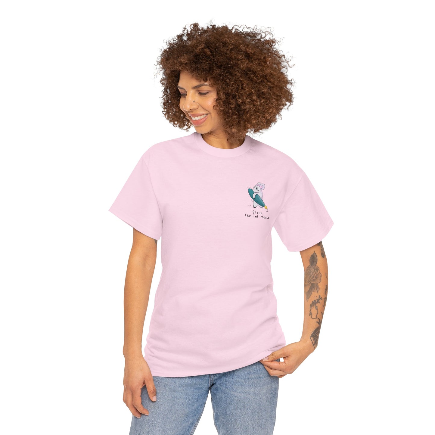 Stella the Ink Mouse Heavy Cotton Tee