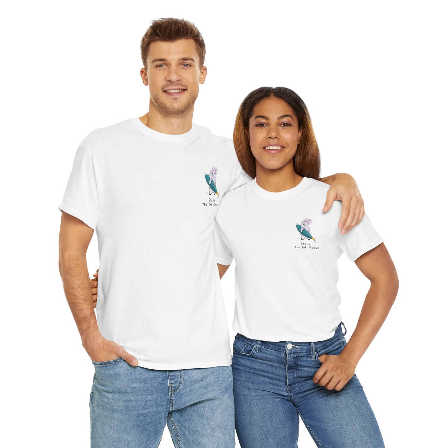Stella the Ink Mouse Heavy Cotton Tee