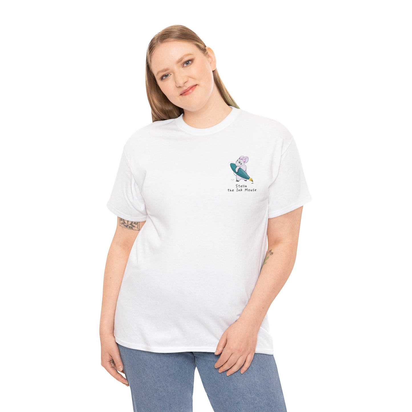 Stella the Ink Mouse Heavy Cotton Tee