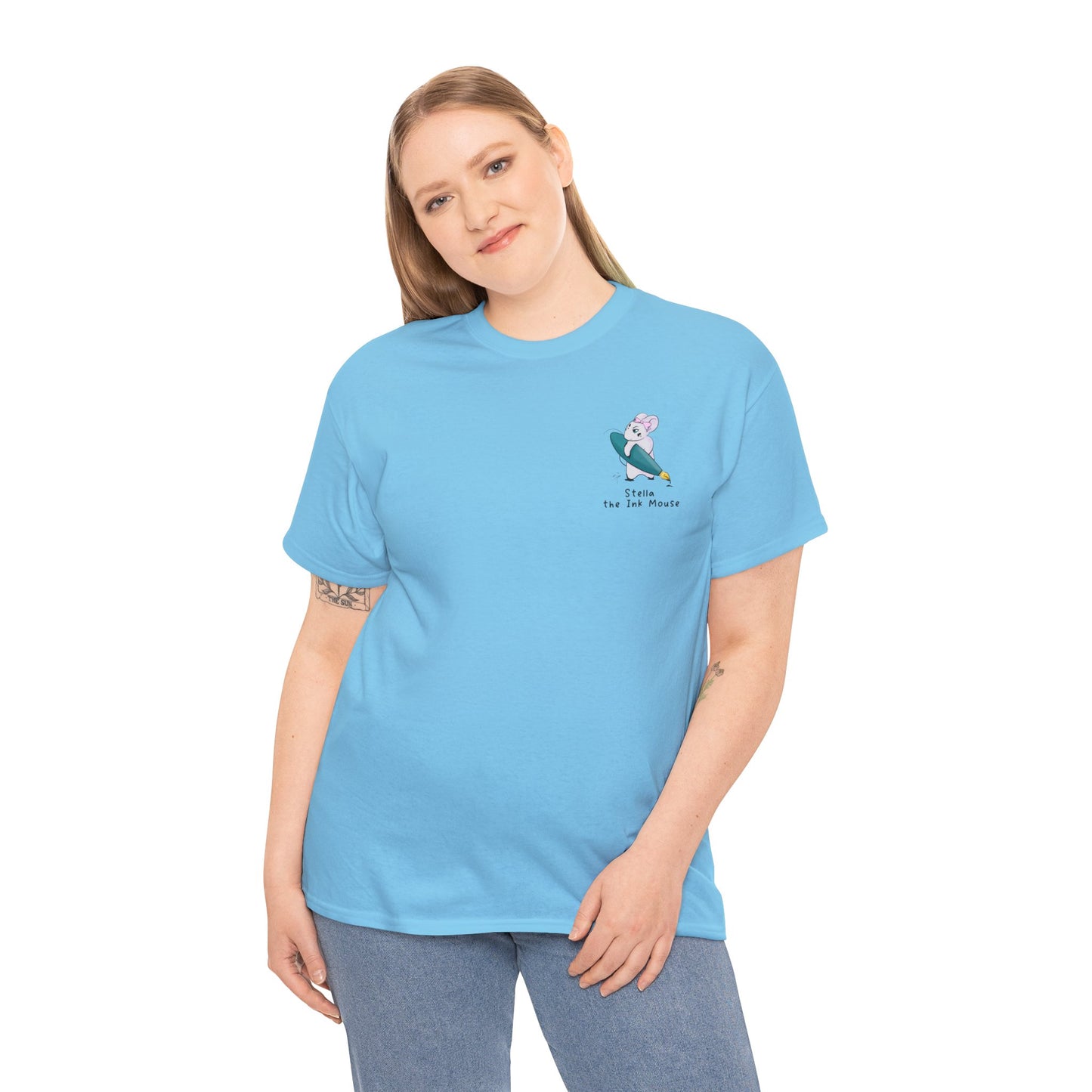 Stella the Ink Mouse Heavy Cotton Tee