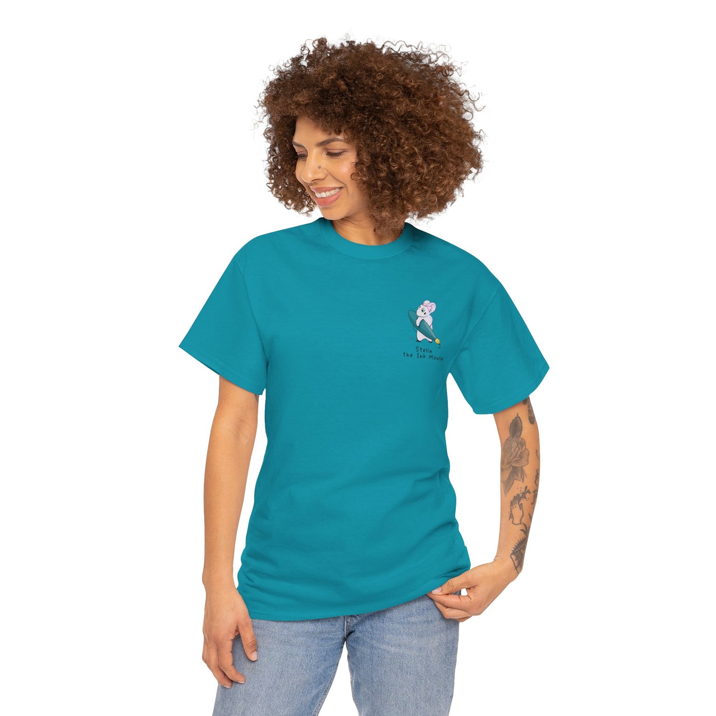 Stella the Ink Mouse Heavy Cotton Tee