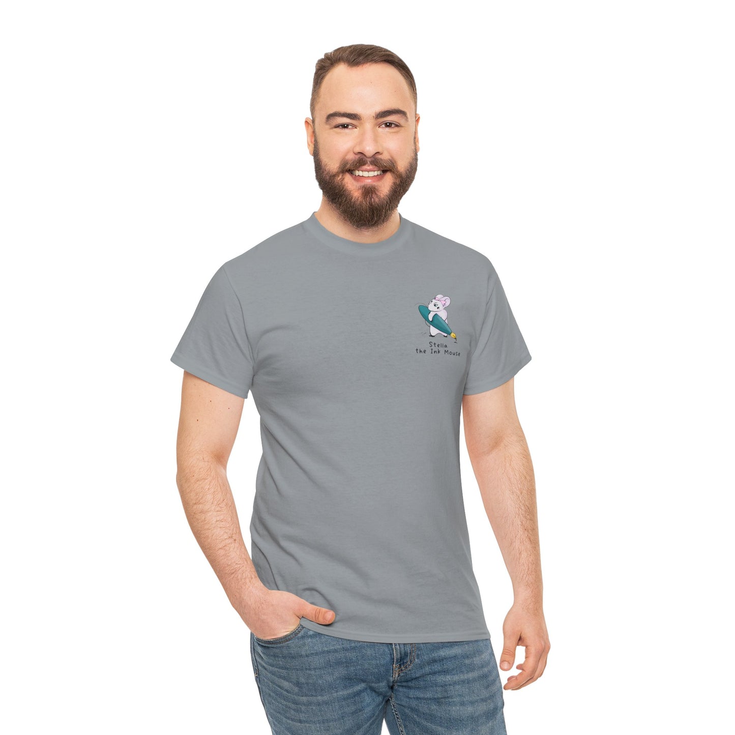 Stella the Ink Mouse Heavy Cotton Tee