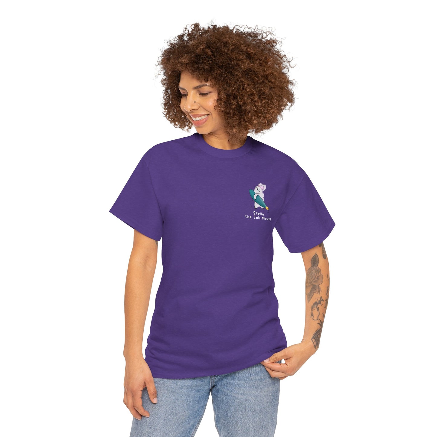 Stella the Ink Mouse Heavy Cotton Tee