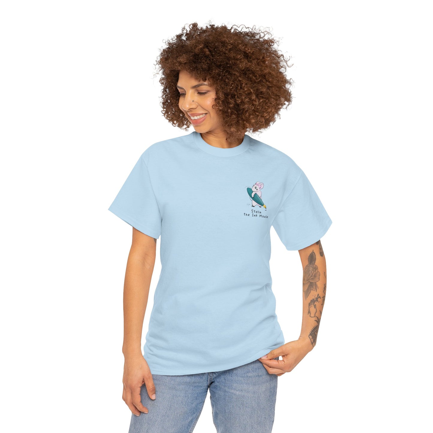 Stella the Ink Mouse Heavy Cotton Tee
