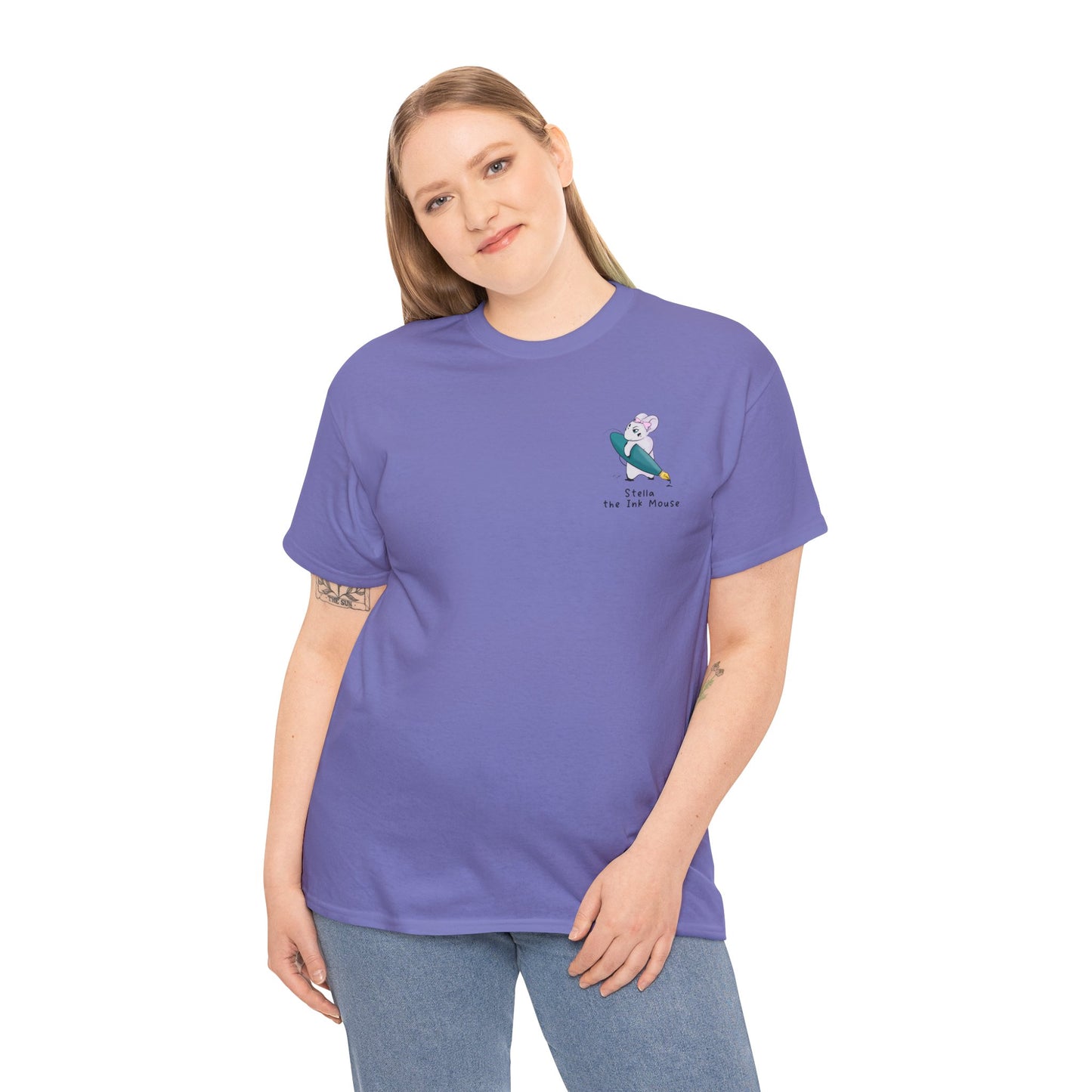 Stella the Ink Mouse Heavy Cotton Tee