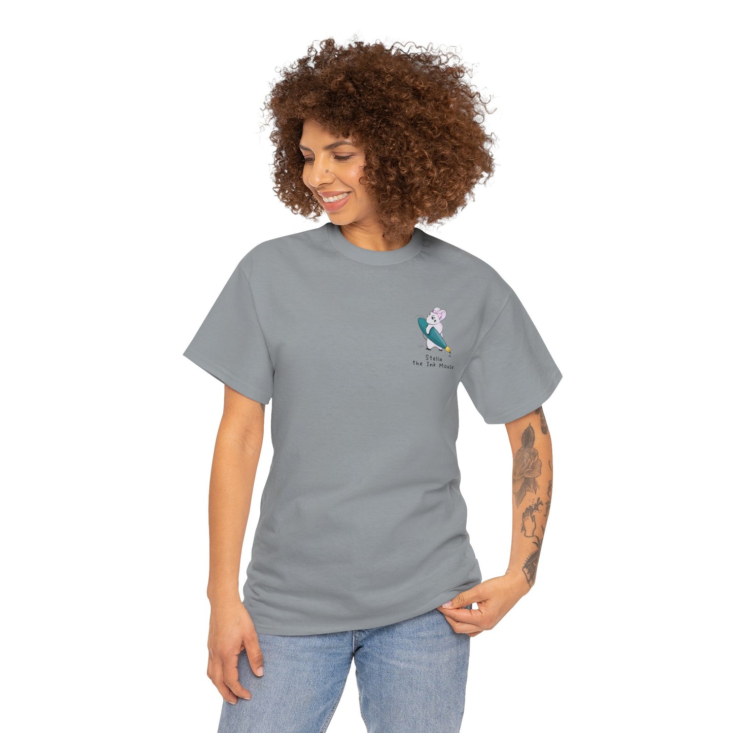 Stella the Ink Mouse Heavy Cotton Tee