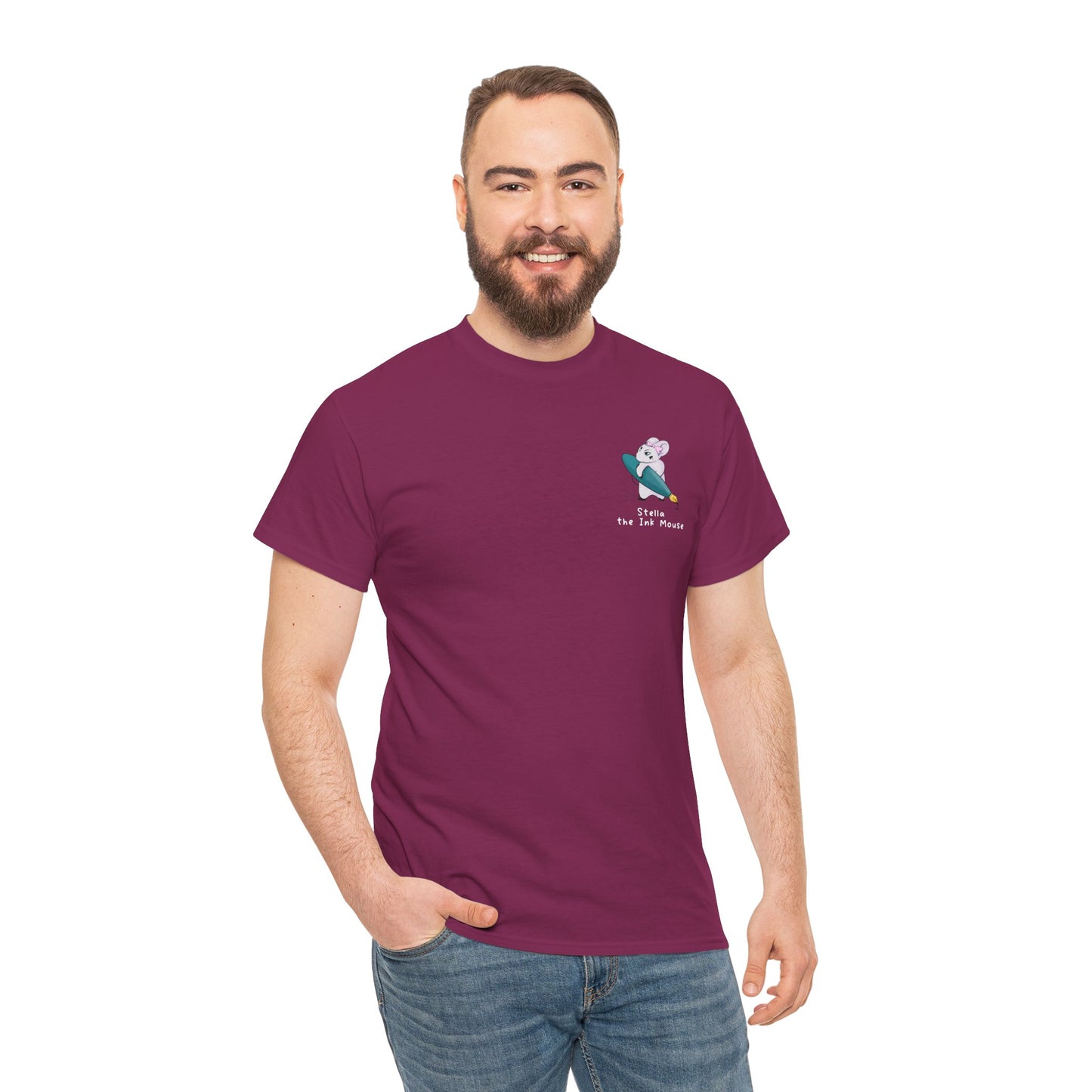 Stella the Ink Mouse Heavy Cotton Tee