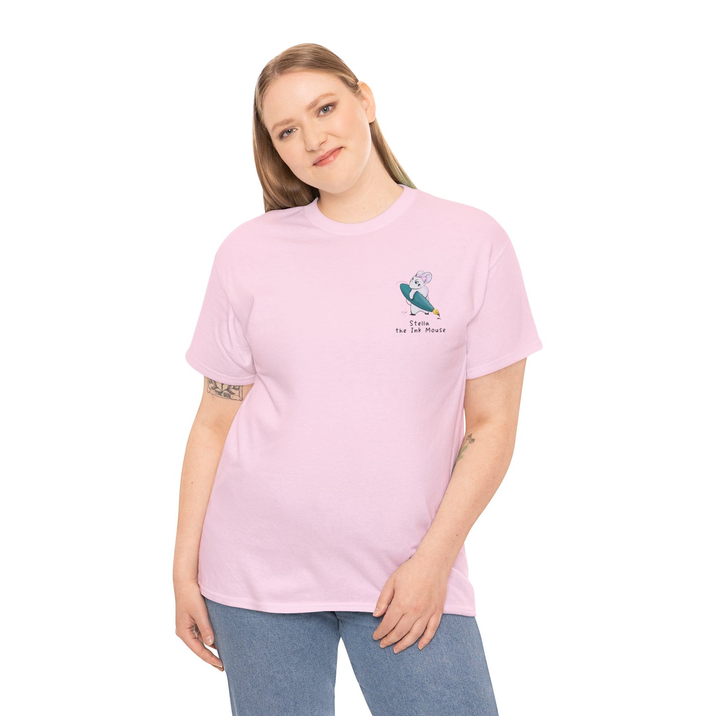 Stella the Ink Mouse Heavy Cotton Tee