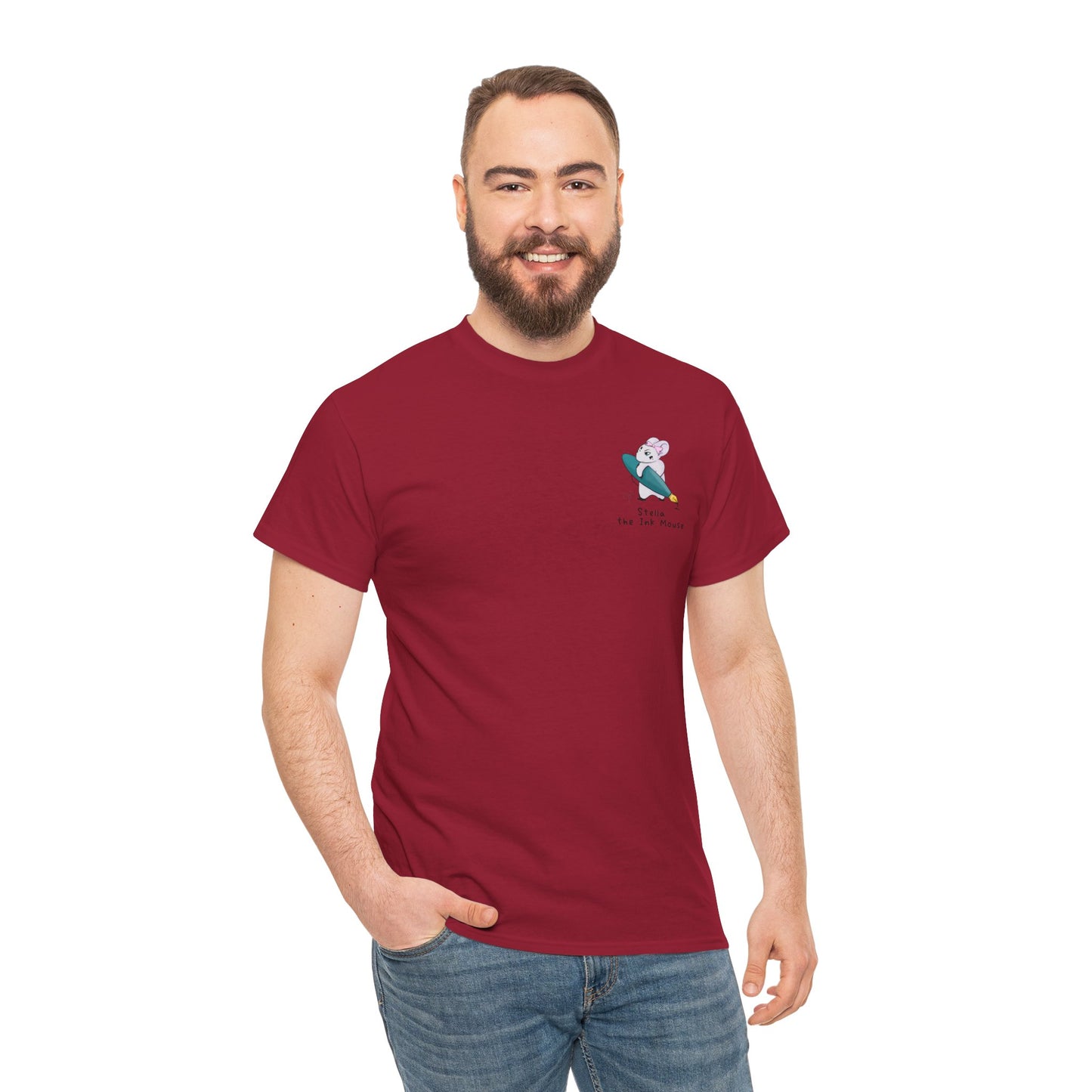 Stella the Ink Mouse Heavy Cotton Tee