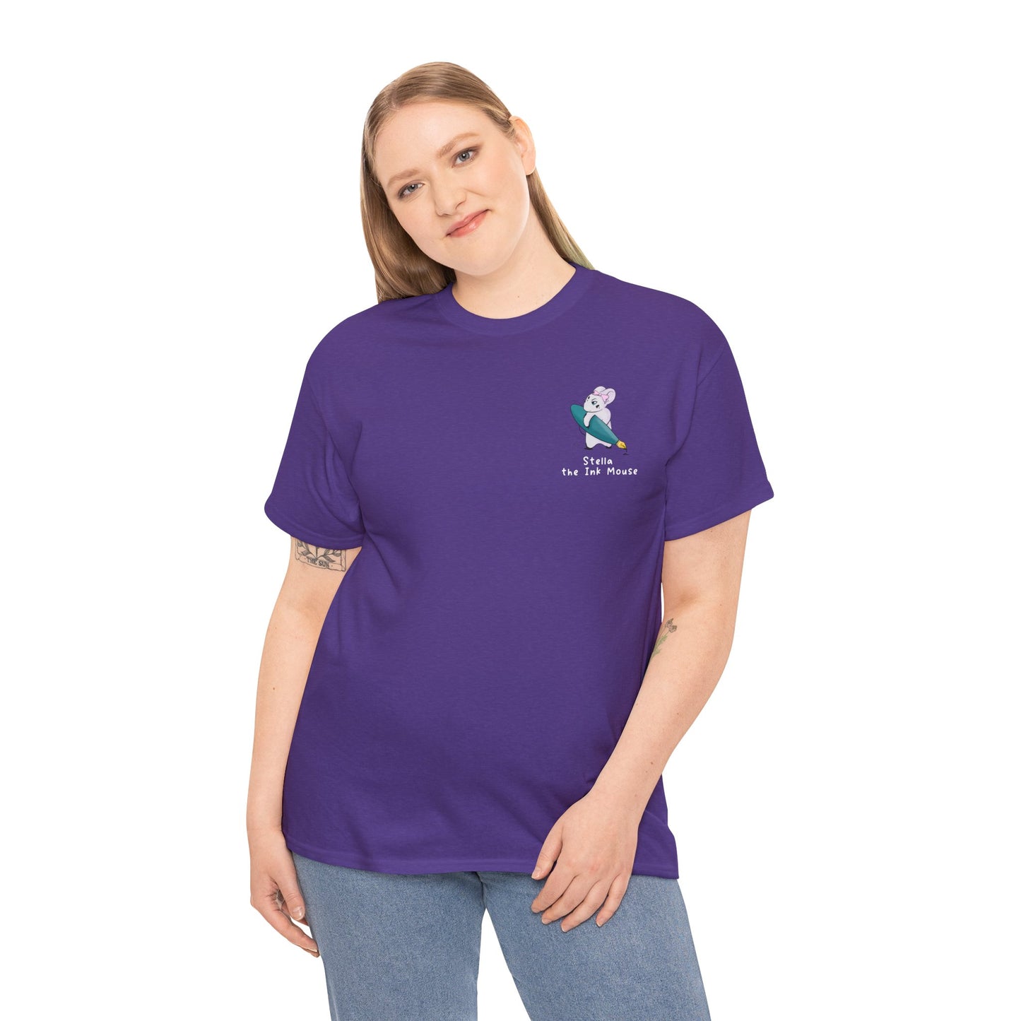 Stella the Ink Mouse Heavy Cotton Tee