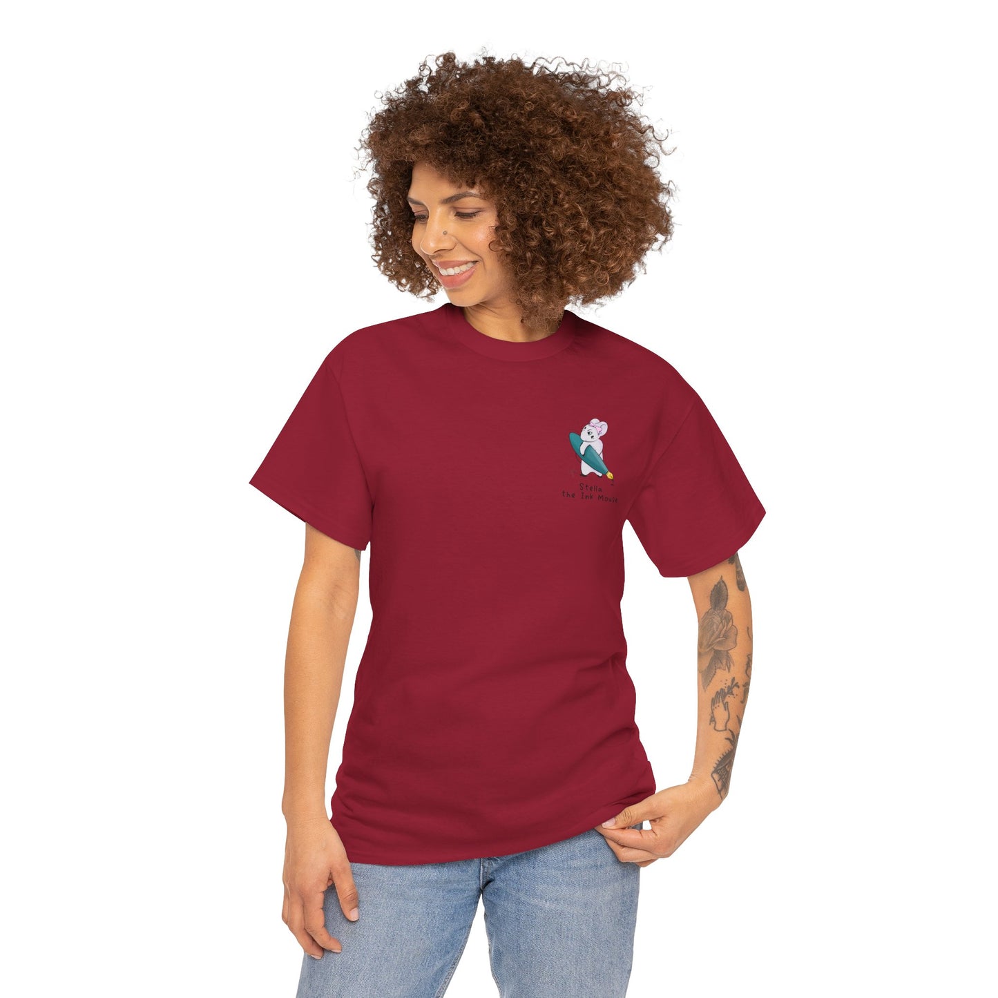 Stella the Ink Mouse Heavy Cotton Tee
