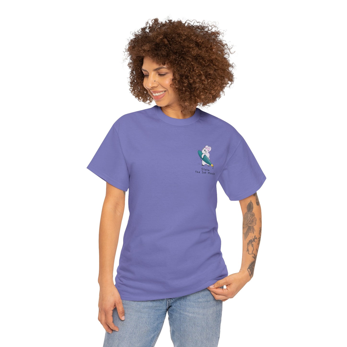 Stella the Ink Mouse Heavy Cotton Tee