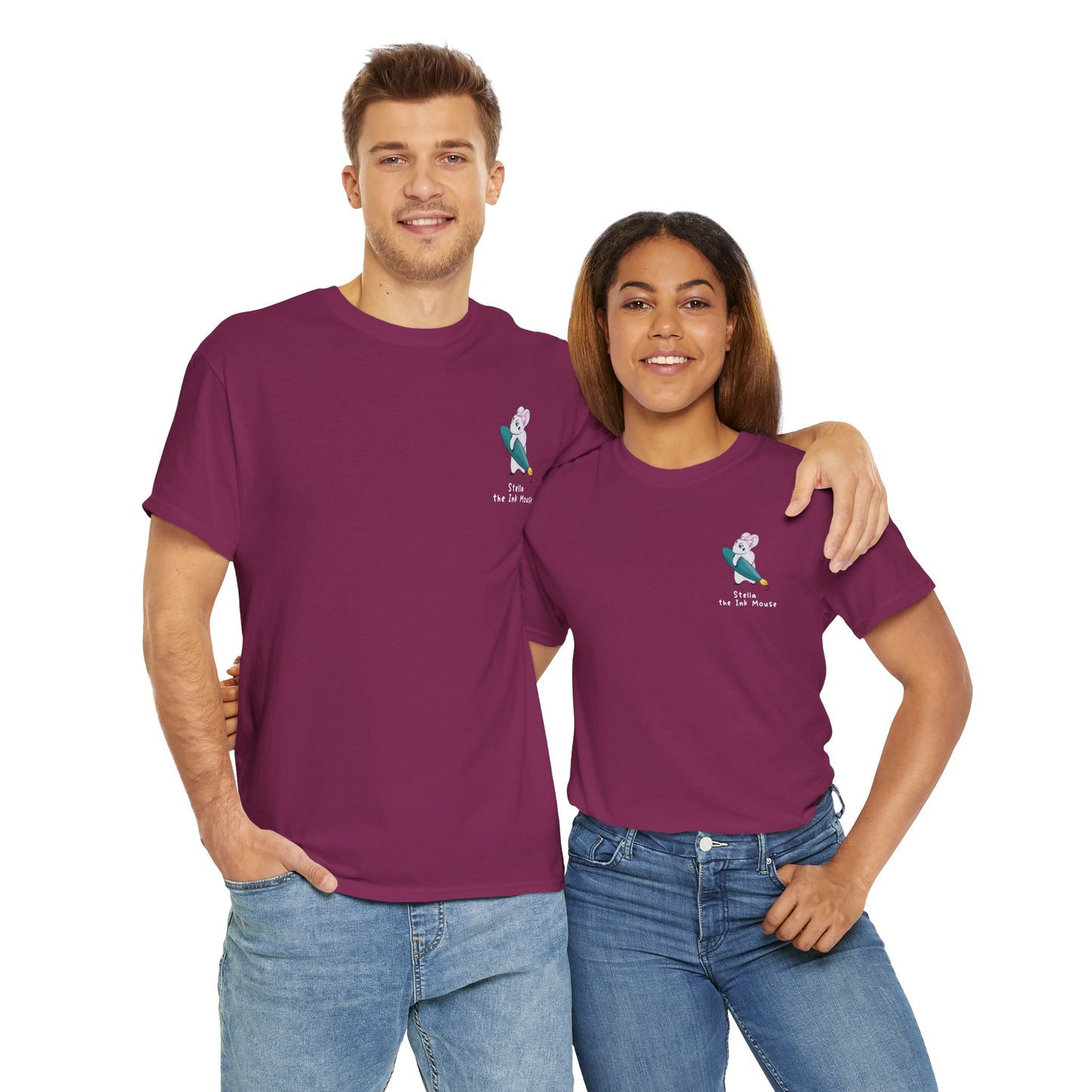Stella the Ink Mouse Heavy Cotton Tee