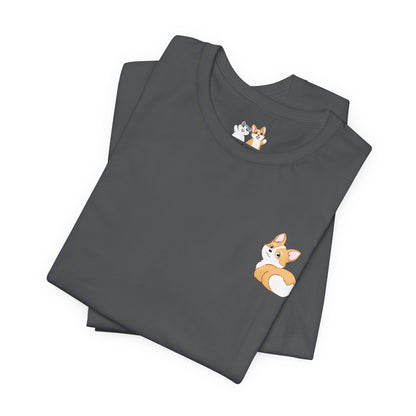 Corgi Butt - Super Soft Cotton Airlume Unisex T-Shirt