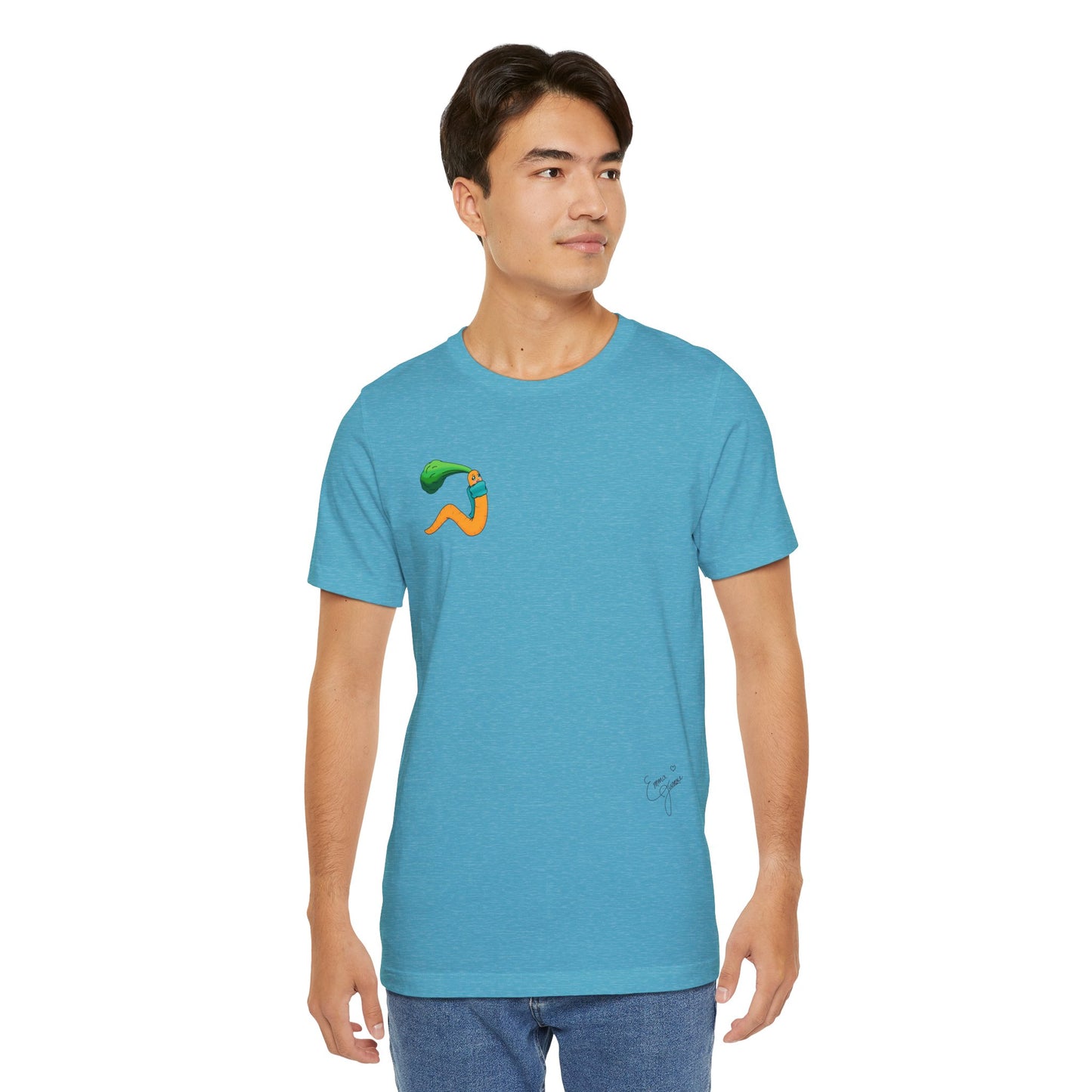 Happy CarrotWorm — Super Soft Cotton Airlume Unisex T-Shirt