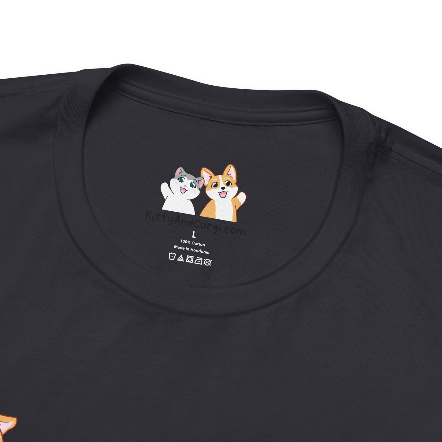 Corgi Reading a Book - Super Soft Cotton Airlume Unisex T-Shirt