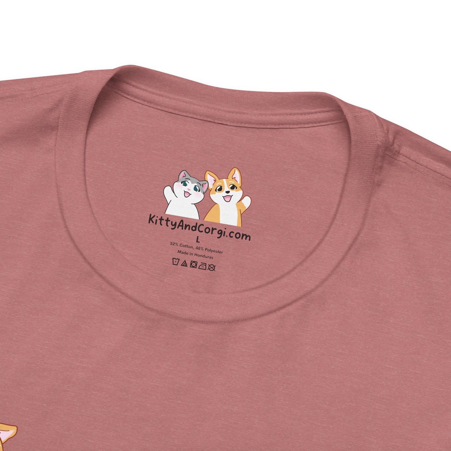 Corgi Reading a Book - Super Soft Cotton Airlume Unisex T-Shirt