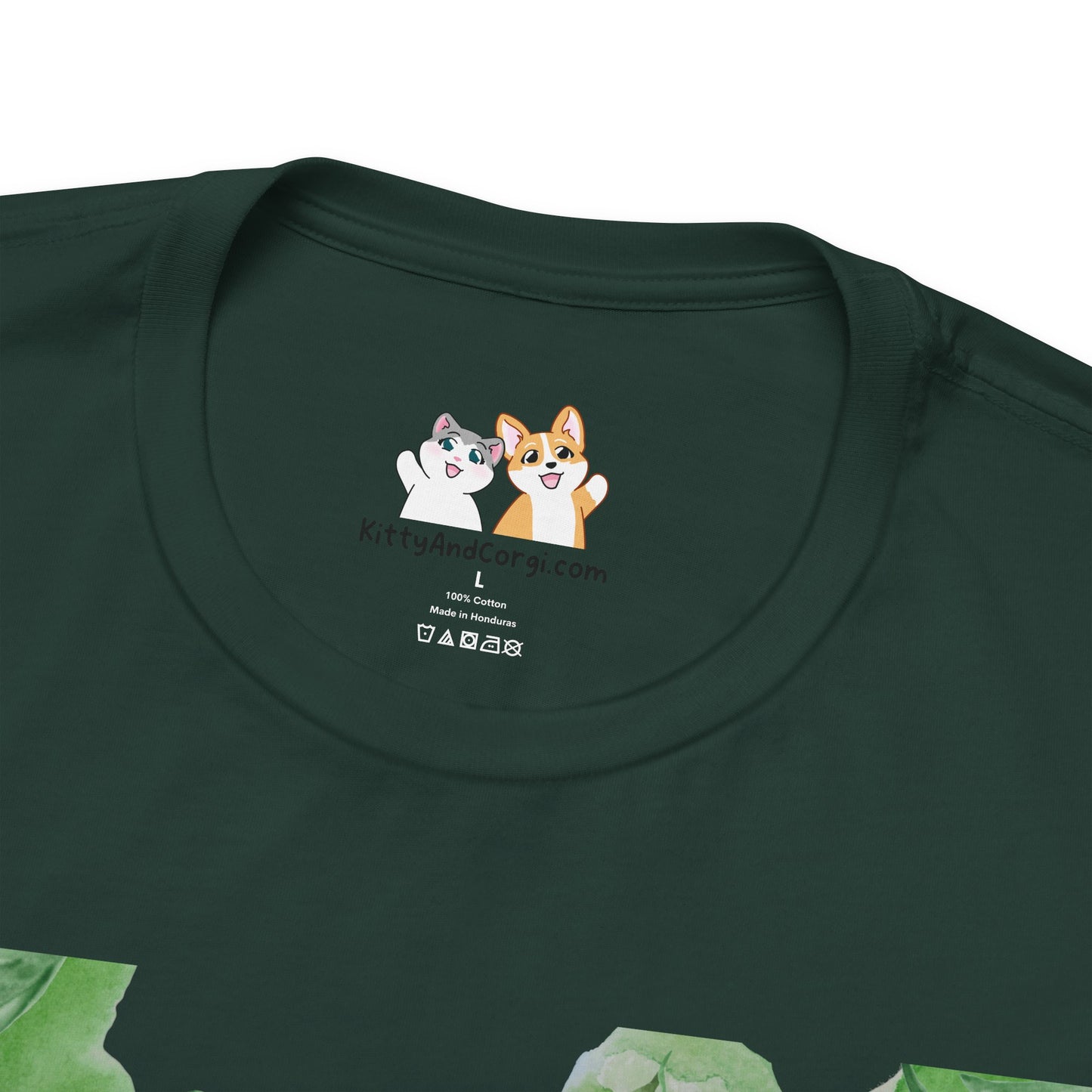 Corgi - Confidence is the Best Outfit - Super Soft Cotton Airlume Unisex T-Shirt (Horizontal Graphic)