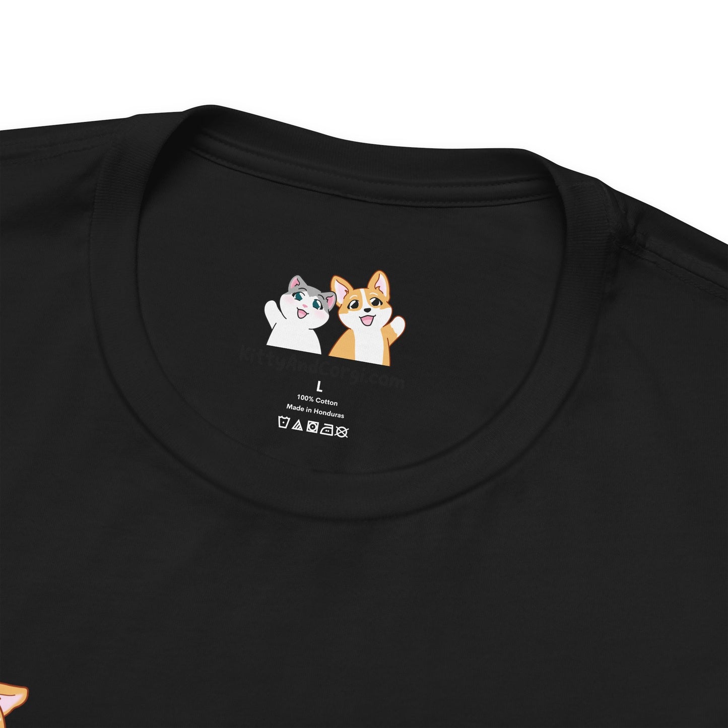 Corgi Reading a Book - Super Soft Cotton Airlume Unisex T-Shirt