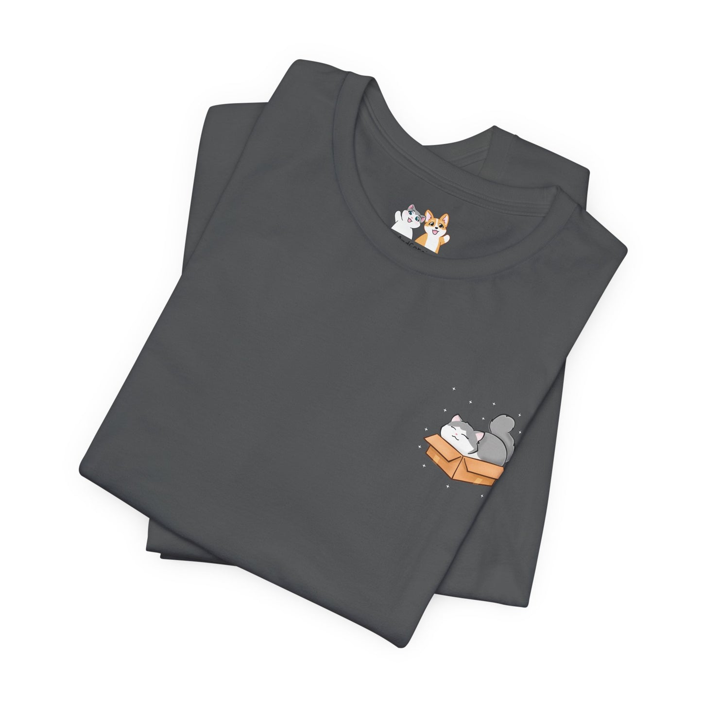 Kitty in a Box - Super Soft Cotton Airlume Unisex T-Shirt