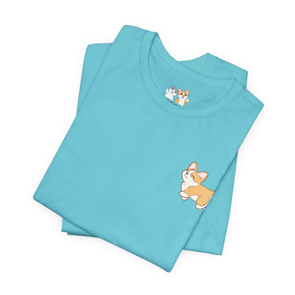 Corgi - Confidence is the Best Outfit - Super Soft Cotton Airlume Unisex T-Shirt