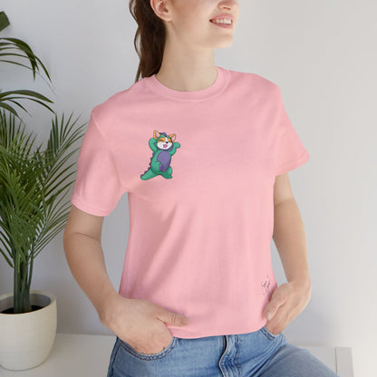 Kitty and Corgi — Corgi-zilla Dino Stomps — Super Soft Cotton Airlume Unisex T-Shirt