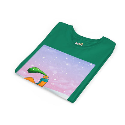 Youth Tee — CarrotWorm's Snowy Wonder - Unisex Youth/ Children's Graphic Tee