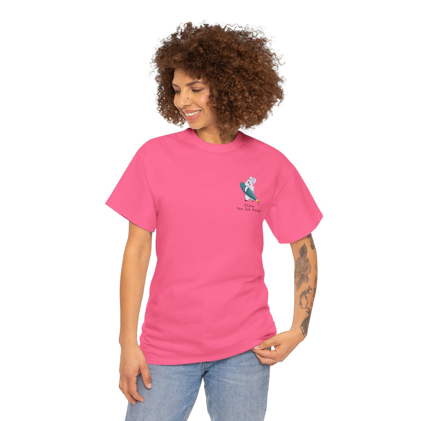 Stella the Ink Mouse Heavy Cotton Tee