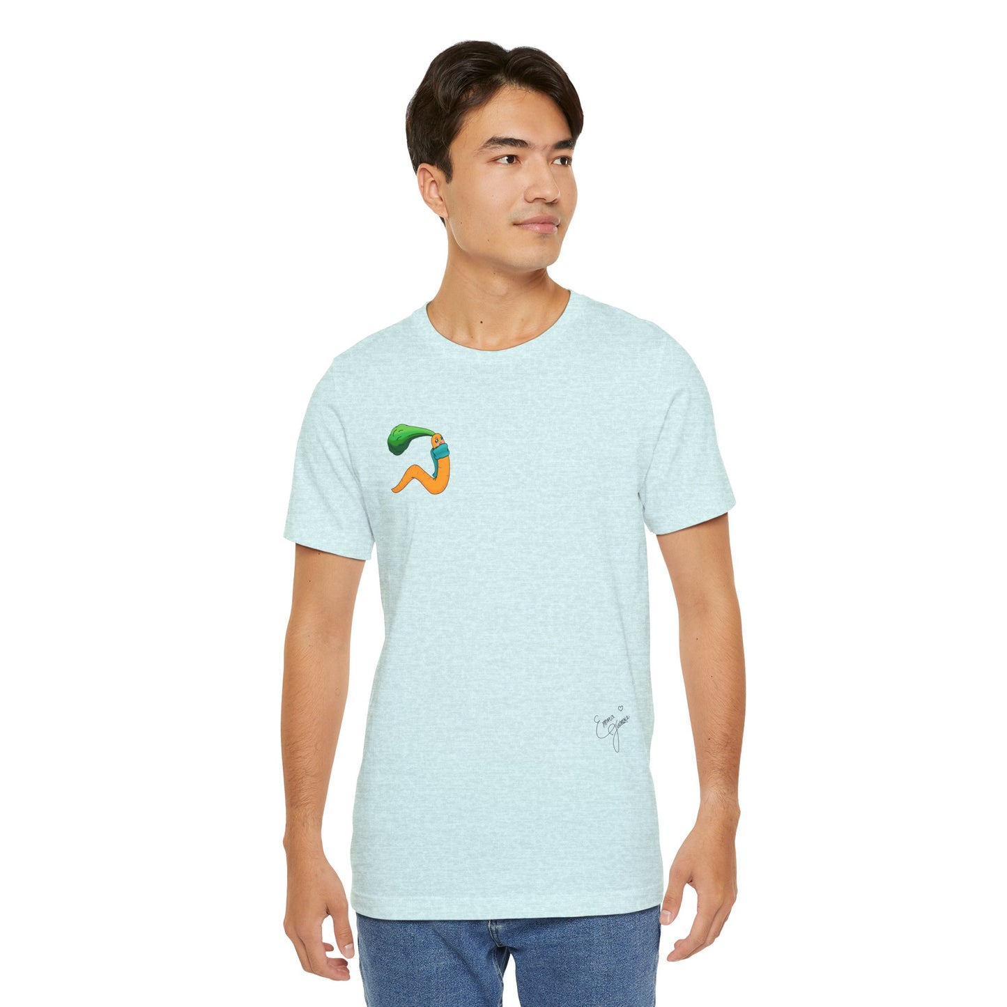 Happy CarrotWorm — Super Soft Cotton Airlume Unisex T-Shirt