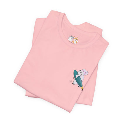 Stella the Ink Mouse — Super Soft Cotton Airlume Unisex T-Shirt