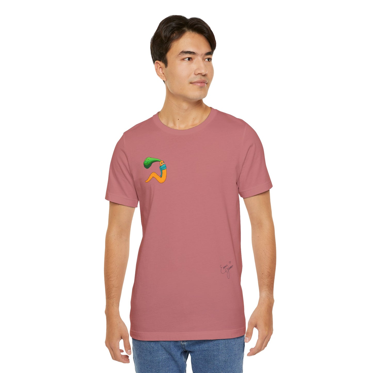 Happy CarrotWorm — Super Soft Cotton Airlume Unisex T-Shirt