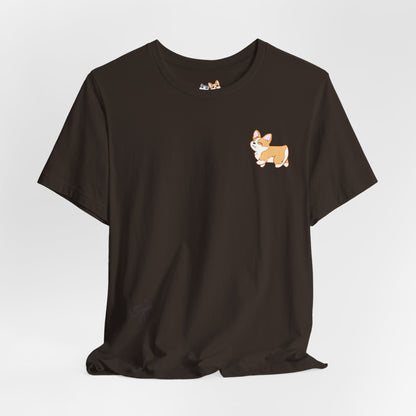Corgi - Confidence is the Best Outfit - Super Soft Cotton Airlume Unisex T-Shirt