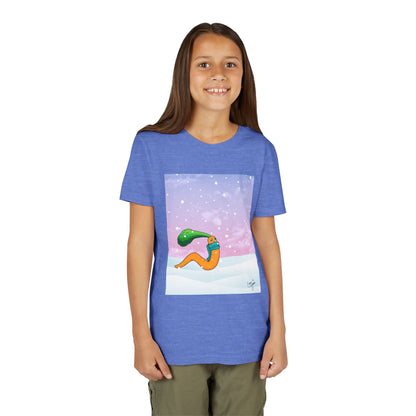 Youth Tee — CarrotWorm's Snowy Wonder - Unisex Youth/ Children's Graphic Tee