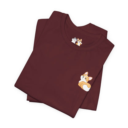 Corgi Butt - Super Soft Cotton Airlume Unisex T-Shirt