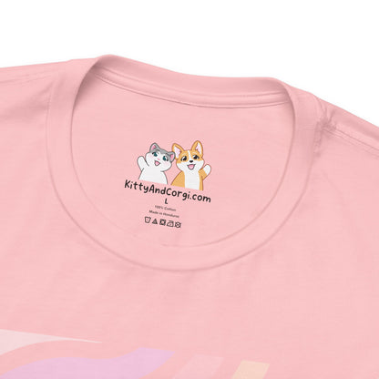 Kitty - Dream Big - Super Soft Cotton Airlume Unisex T-Shirt (Horizontal Graphic)