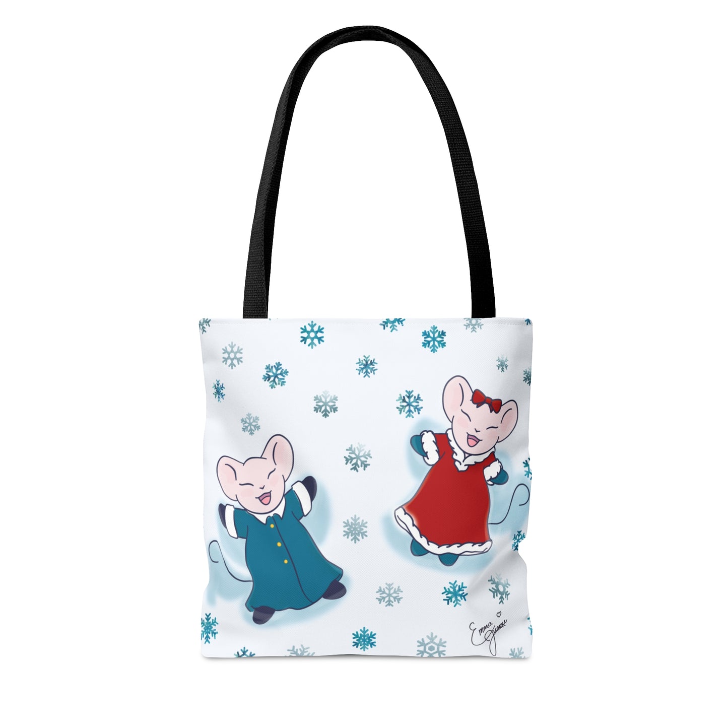 Snow Angel Mousies Tote Bag