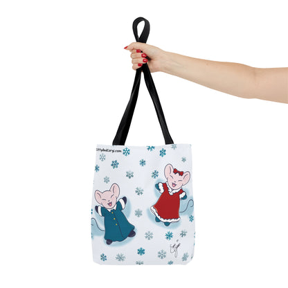 Snow Angel Mousies Tote Bag