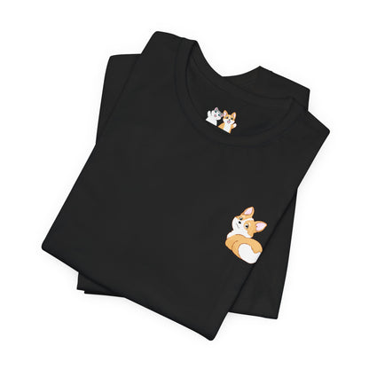 Corgi Butt - Super Soft Cotton Airlume Unisex T-Shirt