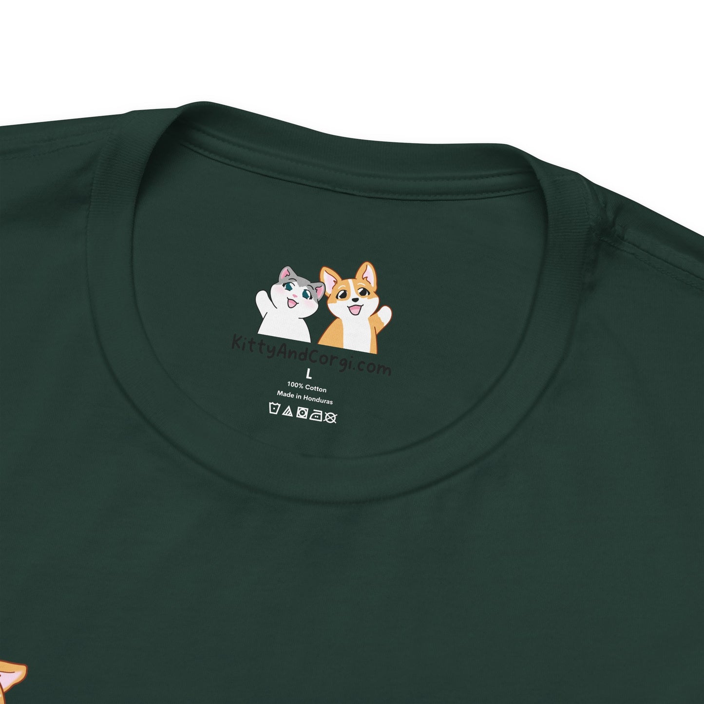 Corgi Reading a Book - Super Soft Cotton Airlume Unisex T-Shirt