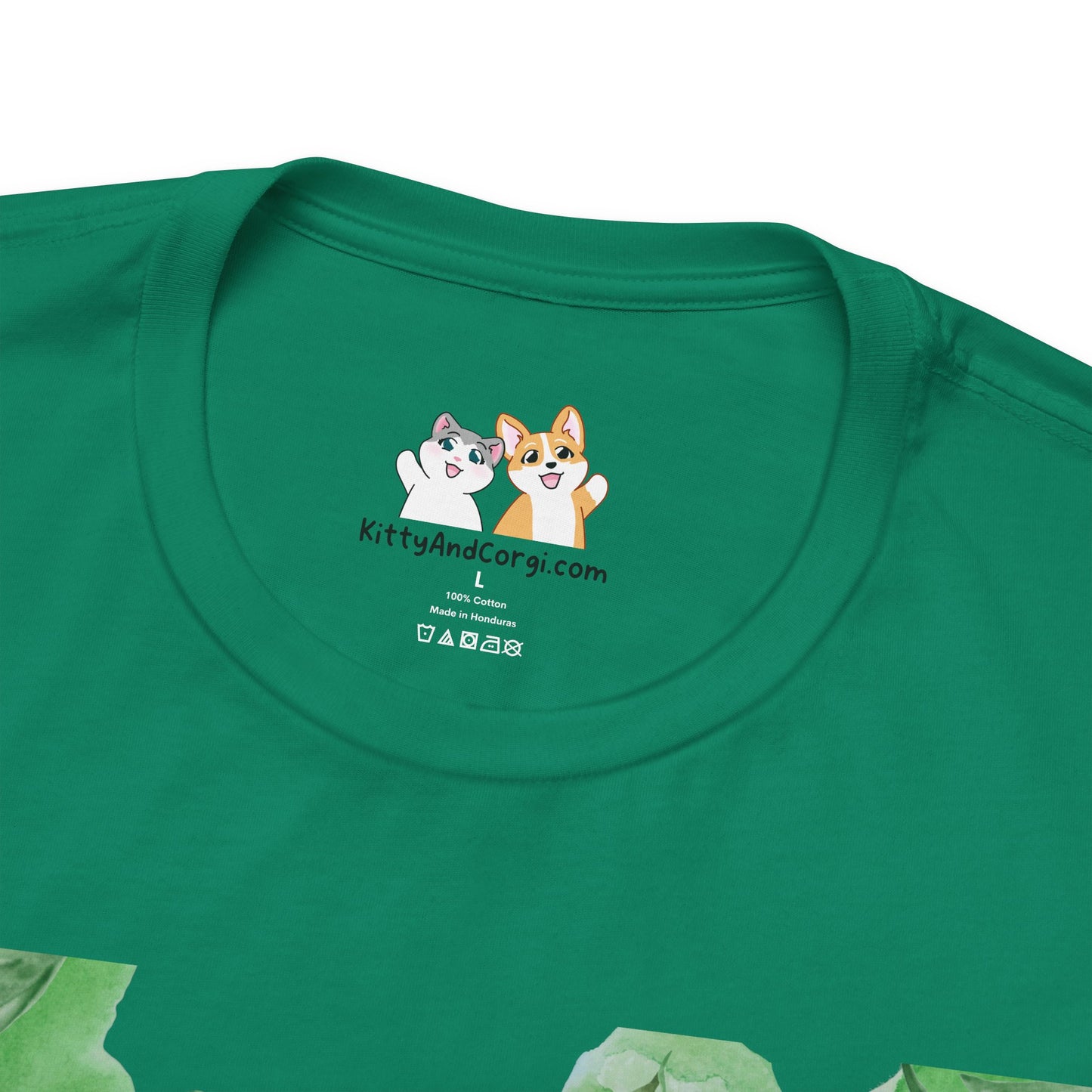 Corgi - Confidence is the Best Outfit - Super Soft Cotton Airlume Unisex T-Shirt (Horizontal Graphic)