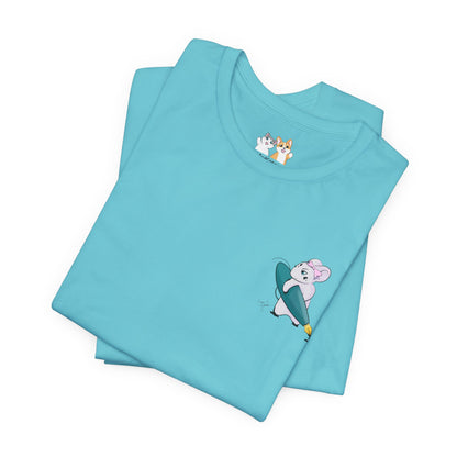 Stella the Ink Mouse — Super Soft Cotton Airlume Unisex T-Shirt