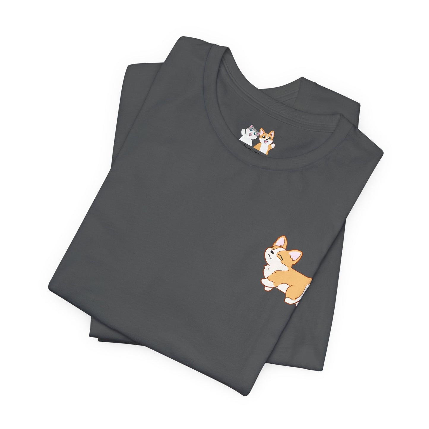 Corgi - Confidence is the Best Outfit - Super Soft Cotton Airlume Unisex T-Shirt