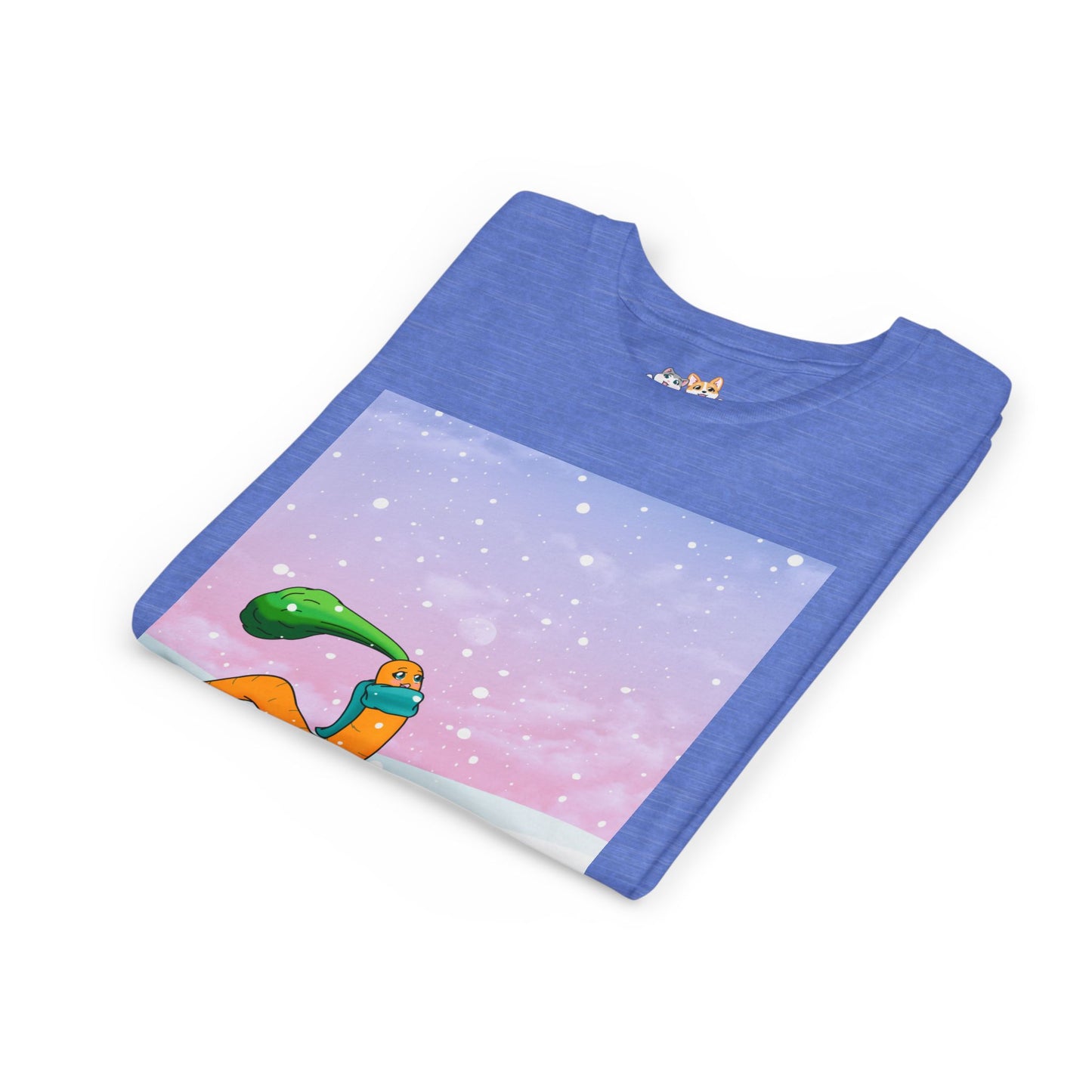 Youth Tee — CarrotWorm's Snowy Wonder - Unisex Youth/ Children's Graphic Tee