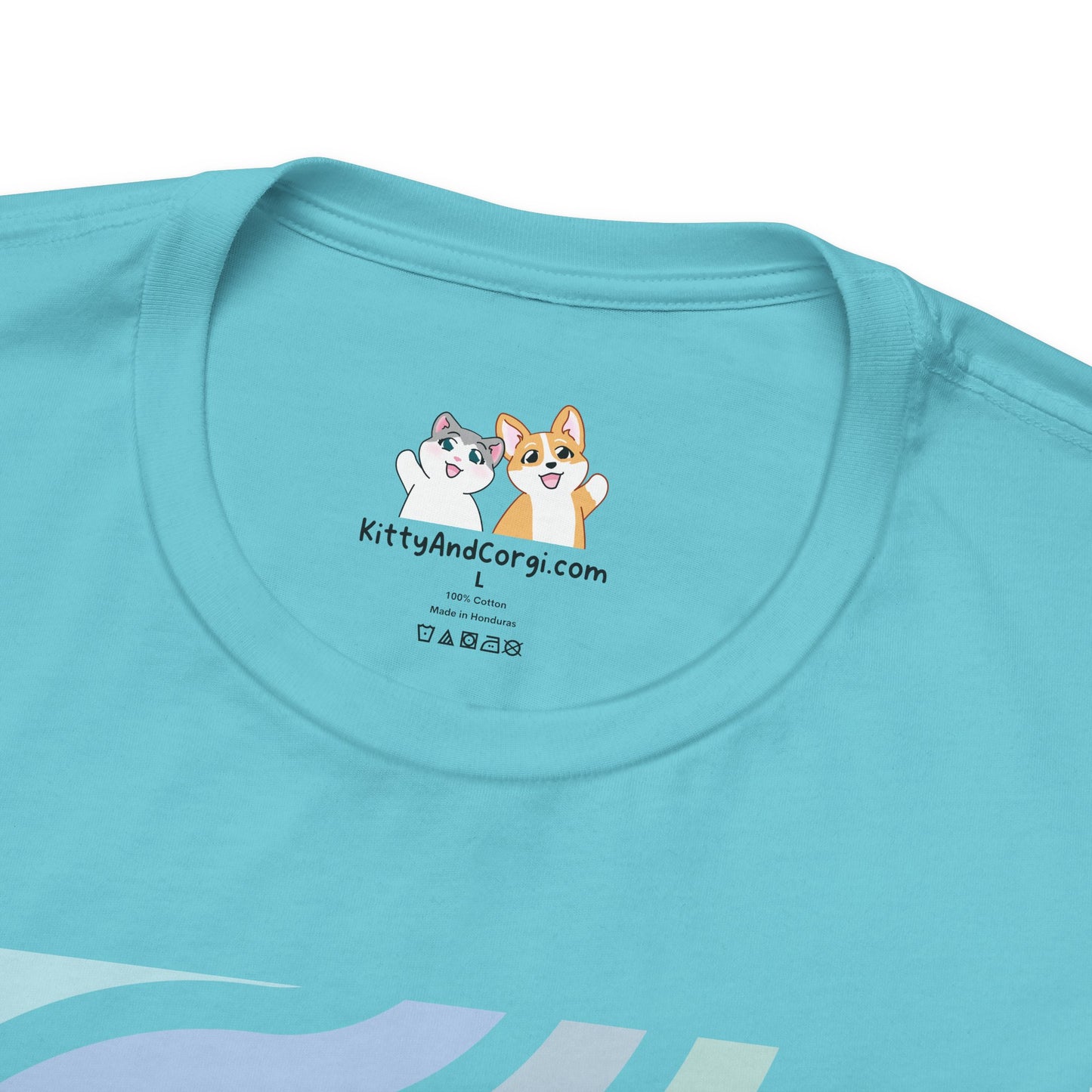 Kitty - Dream Big - Super Soft Cotton Airlume Unisex T-Shirt (Horizontal Graphic)
