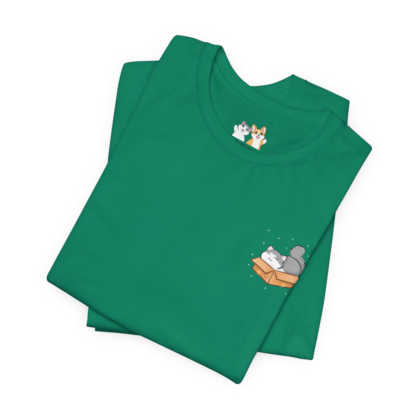 Kitty in a Box - Super Soft Cotton Airlume Unisex T-Shirt