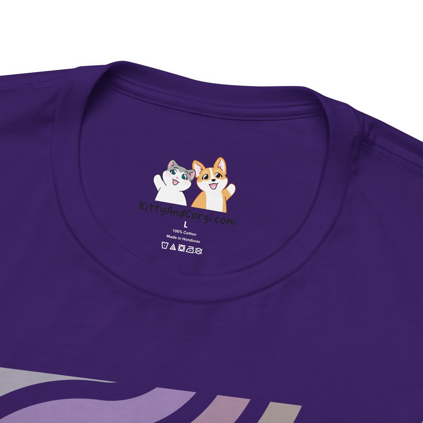 Kitty - Dream Big - Super Soft Cotton Airlume Unisex T-Shirt (Horizontal Graphic)