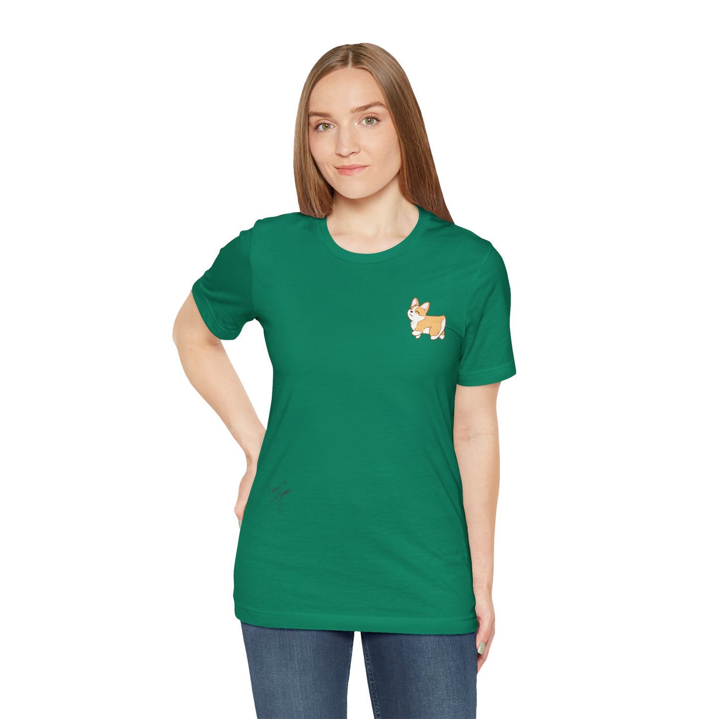 Corgi - Confidence is the Best Outfit - Super Soft Cotton Airlume Unisex T-Shirt