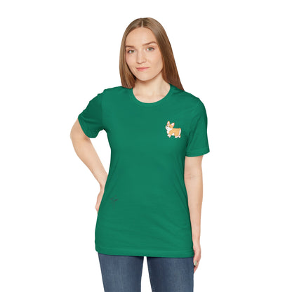 Corgi - Confidence is the Best Outfit - Super Soft Cotton Airlume Unisex T-Shirt