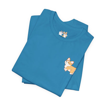 Corgi - Confidence is the Best Outfit - Super Soft Cotton Airlume Unisex T-Shirt